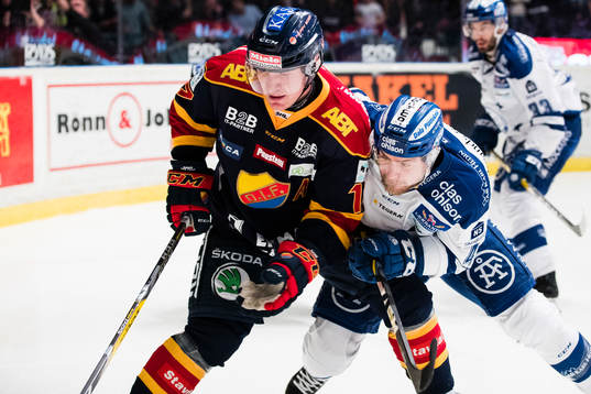 Djurgårdens Henrik Eriksson och Leksands Nichlas Torp