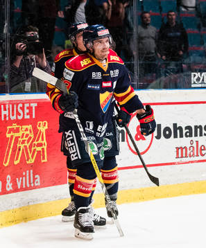 Djurgårdens Matt Anderson jublar