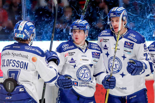Leksands Johan Porsberger jublar