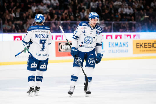 Leksands Eric Castonguay ser deppig ut