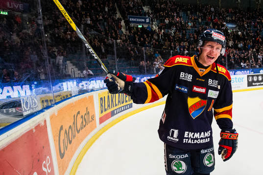 Djurgårdens Henrik Eriksson jublar