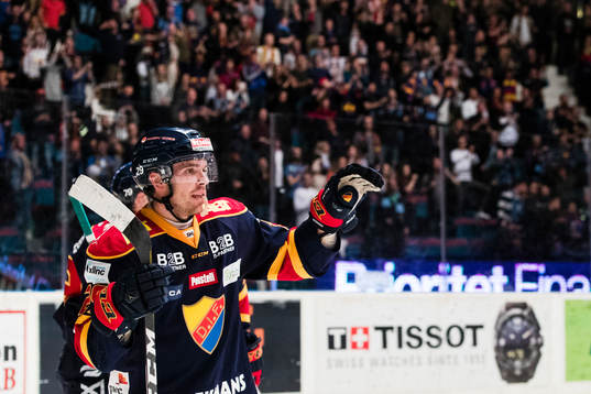 Djurgårdens Matt Anderson jublar