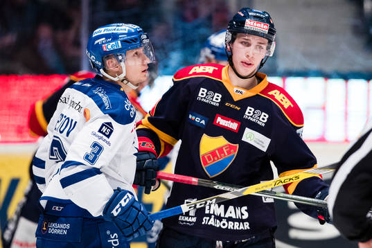 Leksands Daniel Bertov och Djurgårdens Lukas Vejdemo