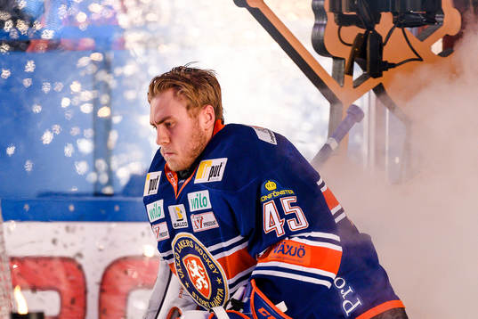 Växjös målvakt Viktor Andrén