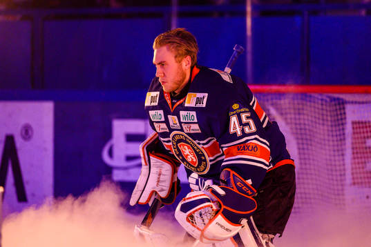 Växjös målvakt Viktor Andrén
