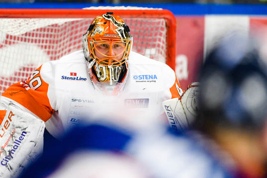 Karlskronas målvakt Johan Holmqvist