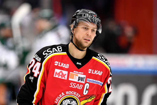 Luleås Johan Harju deppar