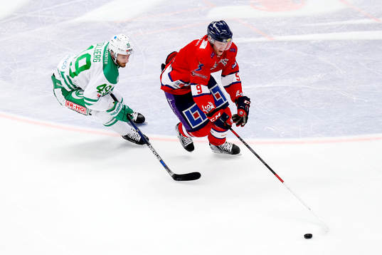 Linköpings Anton Karlsson och Rögles Sebastian Collberg