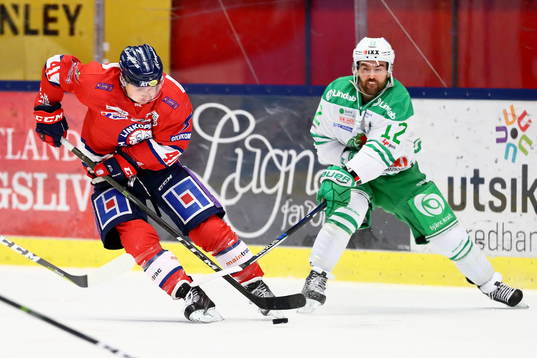 Linköpings Broc Little och Rögles Jack Connolly