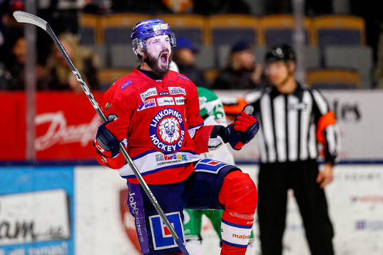 Linköpings Niklas Persson jublar