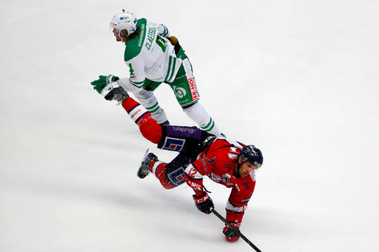 Linköpings Sebastian Karlsson och Rögles Ludvig Claesson