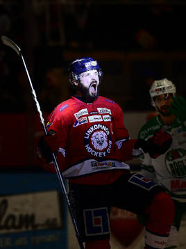 Linköpings Niklas Persson jublar