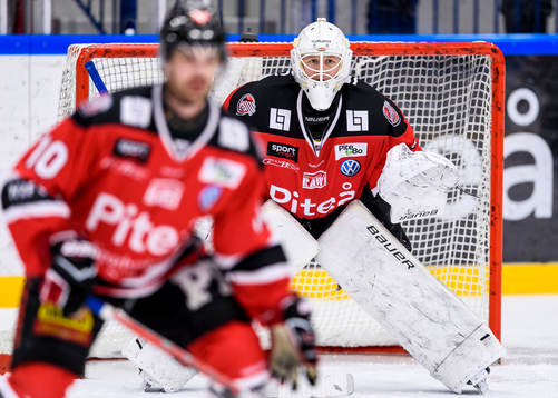 Piteås målvakt Joel Vännström