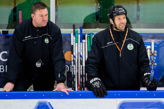 Rögles assisterande tränare Patrik Ross och assisterande