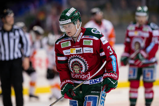 Frölundas Carl Grundström deppar