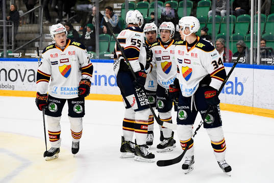 Djurgårdens spelare jublar