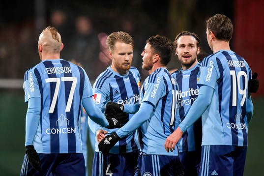 Djurgårdens Magnus Eriksson, Jacob Une Larsson, Kerim