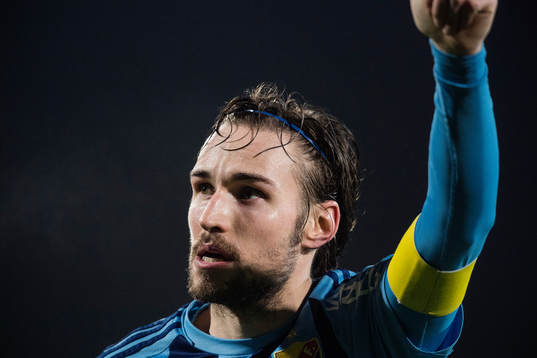 Djurgårdens Kevin Walker tackar publiken