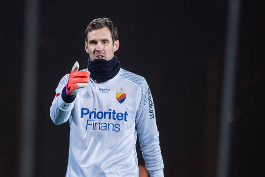Djurgårdens målvakt Andreas Isaksson