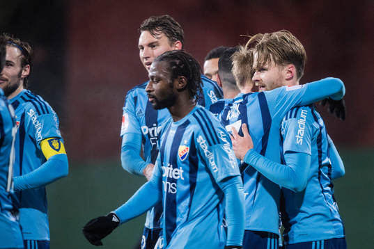 Djurgårdens Marcus Hansson. Amadou Jawo. Elliot Käck och