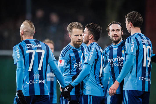 Djurgårdens Magnus Eriksson, Jacob Une Larsson, Kerim