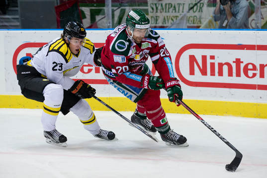Brynäs Lucas Carlsson och Frölundas Joel Lundqvist