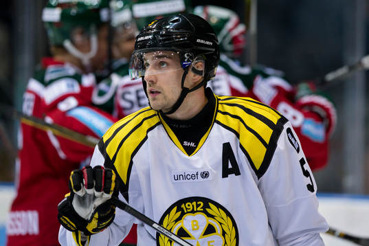 Brynäs Lukas Kilström deppar