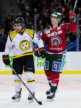 Brynäs Jonathan Granström deppar jämte jublande 2-0