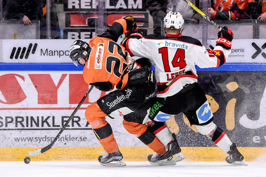 Karlskronas Alexander Bergström och Malmö Redhawks