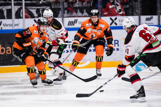 Karlskronas Joel Kellman , Malmö Redhawks Mathias