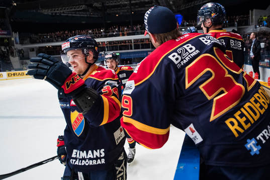 Djurgårdens Daniel Brodin jublar