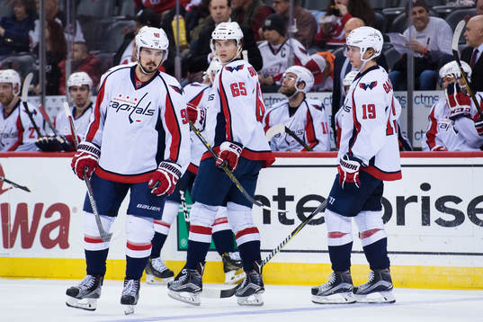 Capitals Marcus Johansson, André Burakovsky och Nicklas