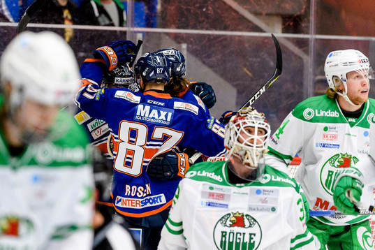 Växjös spelare jublar