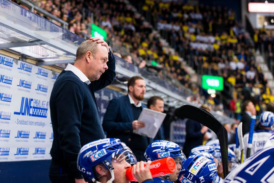 Leksands tränare Per-Erik Johnsson