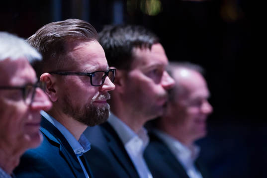 Johan Davidsson, Per Gustafsson och Stefan Örnskog