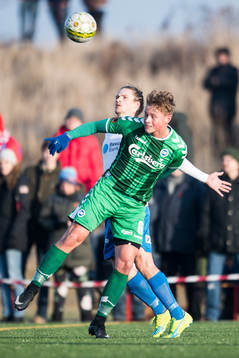 Helsingborgs Jesper Lange och Odense Jeppe Tverskov