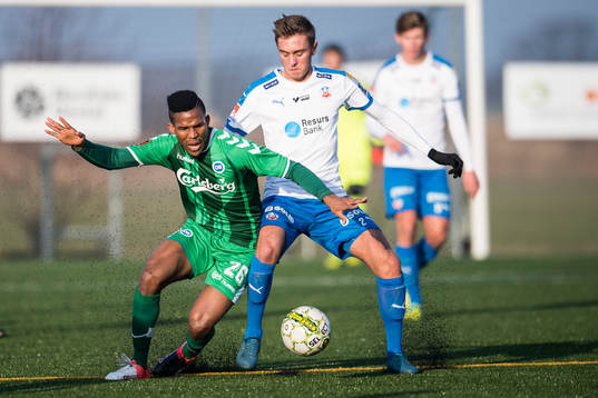 Helsingborgs Casper Seger och Odense Yao