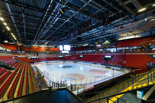 Interiör av Gavlerinken Arena