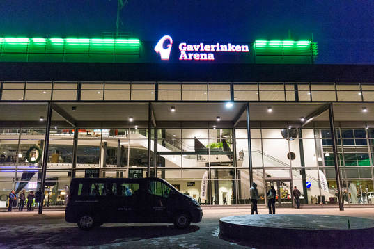 Exteriör av Gavlerinken Arena