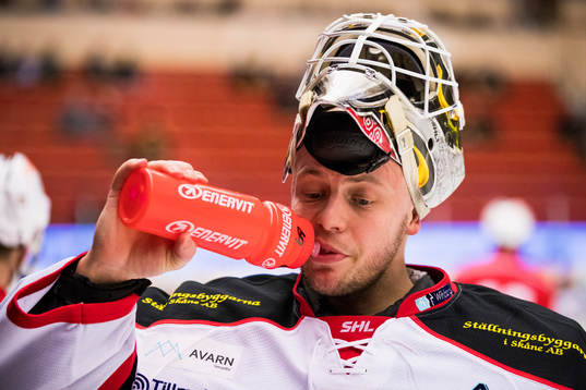 Malmö Redhawks målvakt Oscar Alsenfelt