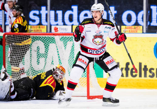Malmö Redhawks Fredrik Händemark jublar