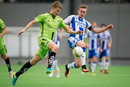 Sarpsborgs Sigurd Rosted mot IFK Göteborgs Sebastian