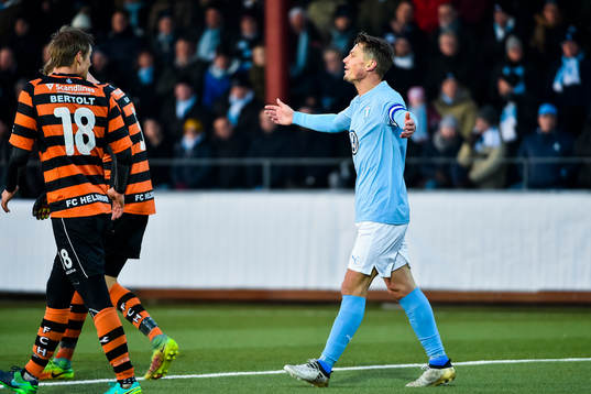 Malmö FFs Markus Rosenberg deppar