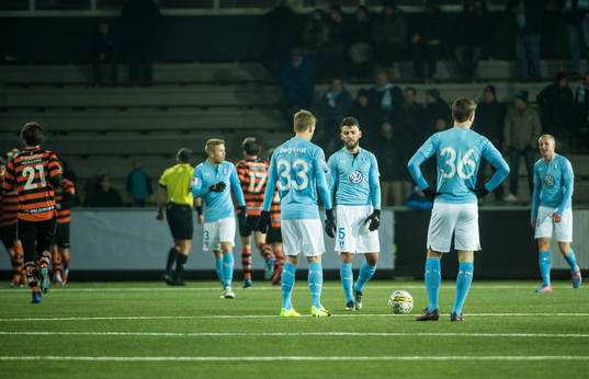 Malmö FFs Teddy Bergqvist, Erdal Rakip och Pave Vagic
