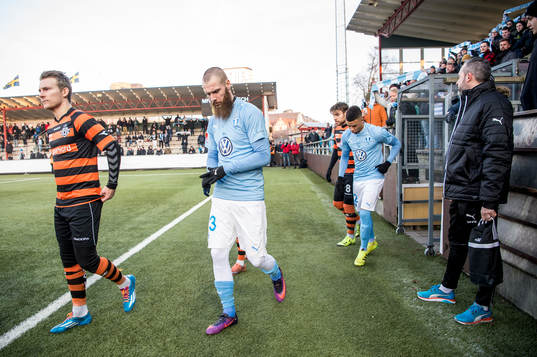 Malmö FFs Jo Inge Berget och Tobias Sana kommer in på