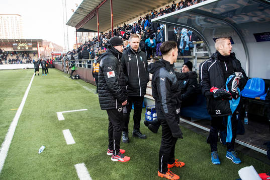 Malmö FFs assisterande tränare Olof Persson och tränare