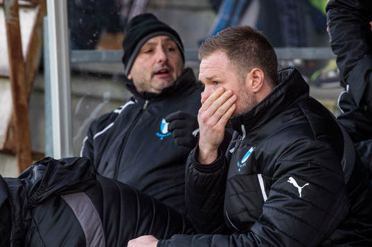 Malmö FFs tränare Magnus Pehrsson deppar