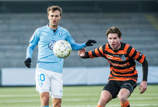 Malmö FFs Magnus Wolff Eikrem mot Helsingørs Alexander