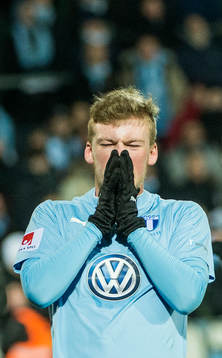 Malmö FFs Teddy Bergqvist deppar