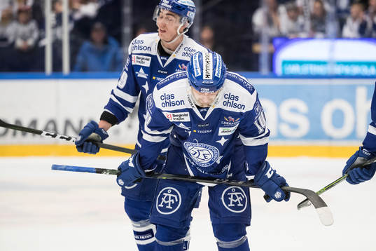 Leksands Mattias Ritola och Tobias Forsberg  deppar